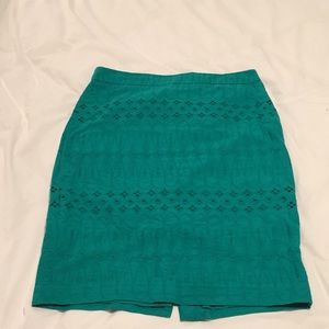 Loft pencil skirt size 4 perfect green for spring